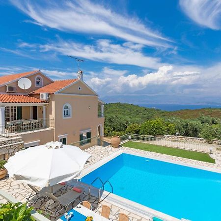 Villa Ftelias By Villa Plus Agios Stefanos  ภายนอก รูปภาพ