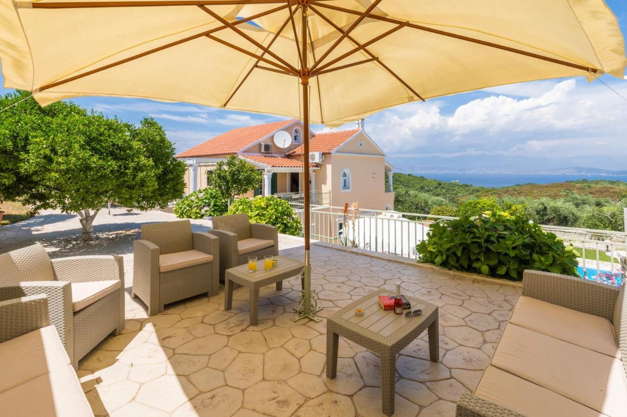 Villa Ftelias By Villa Plus Agios Stefanos  ภายนอก รูปภาพ