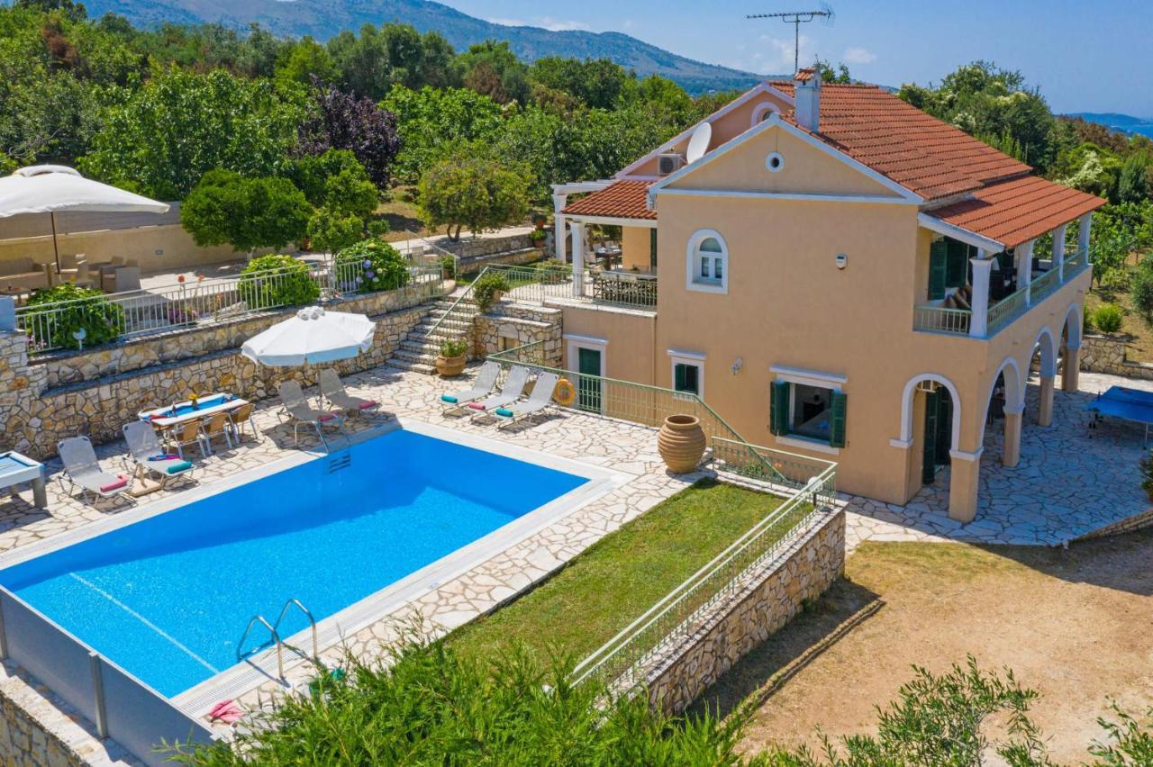 Villa Ftelias By Villa Plus Agios Stefanos  ภายนอก รูปภาพ