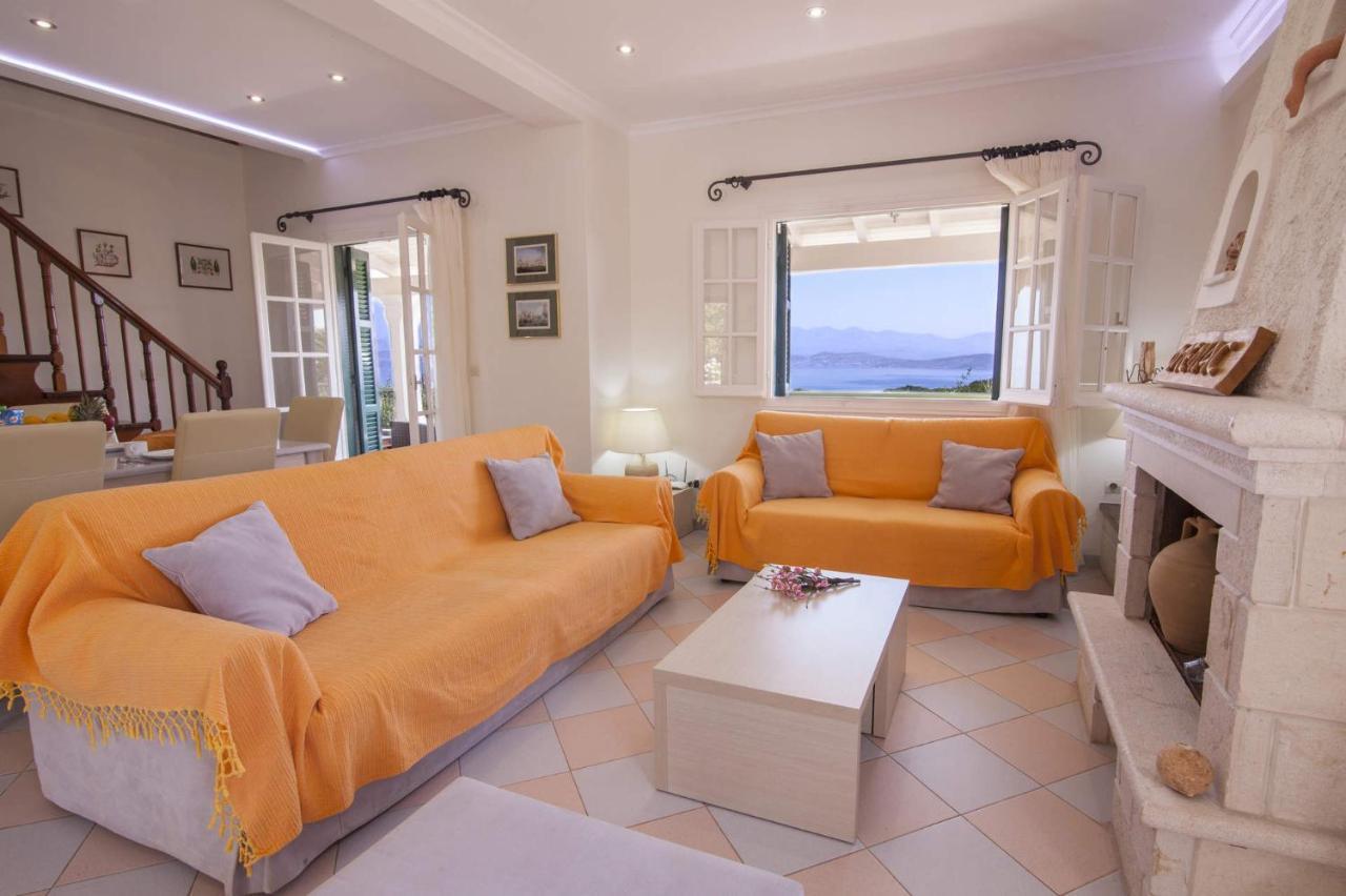 Villa Ftelias By Villa Plus Agios Stefanos  ภายนอก รูปภาพ