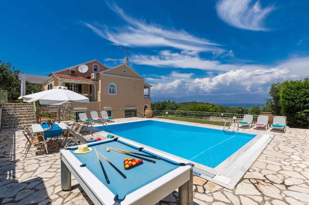 Villa Ftelias By Villa Plus Agios Stefanos  ภายนอก รูปภาพ